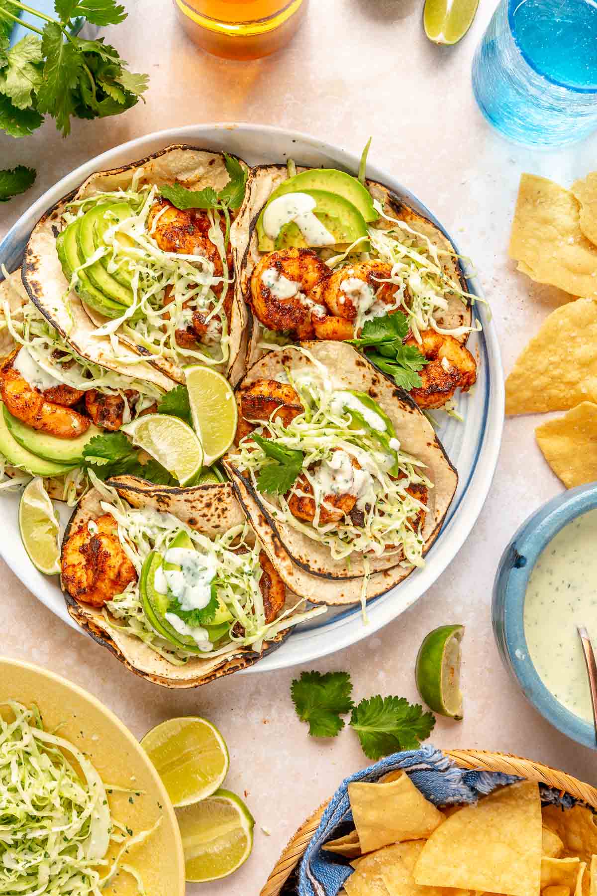 Shrimp Tacos Dinner