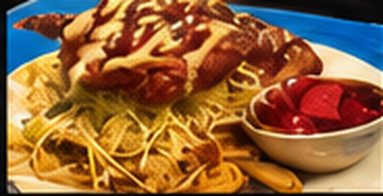 Tajaditas con Pollo Frito